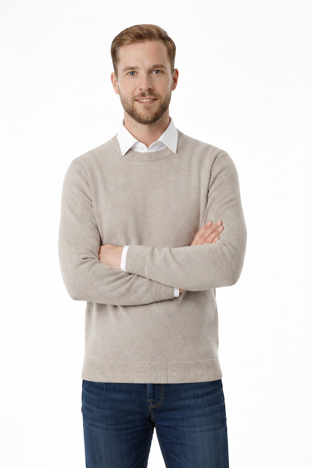 Nathan Sweater | Men's Winter Cashmere Loose Sweater |