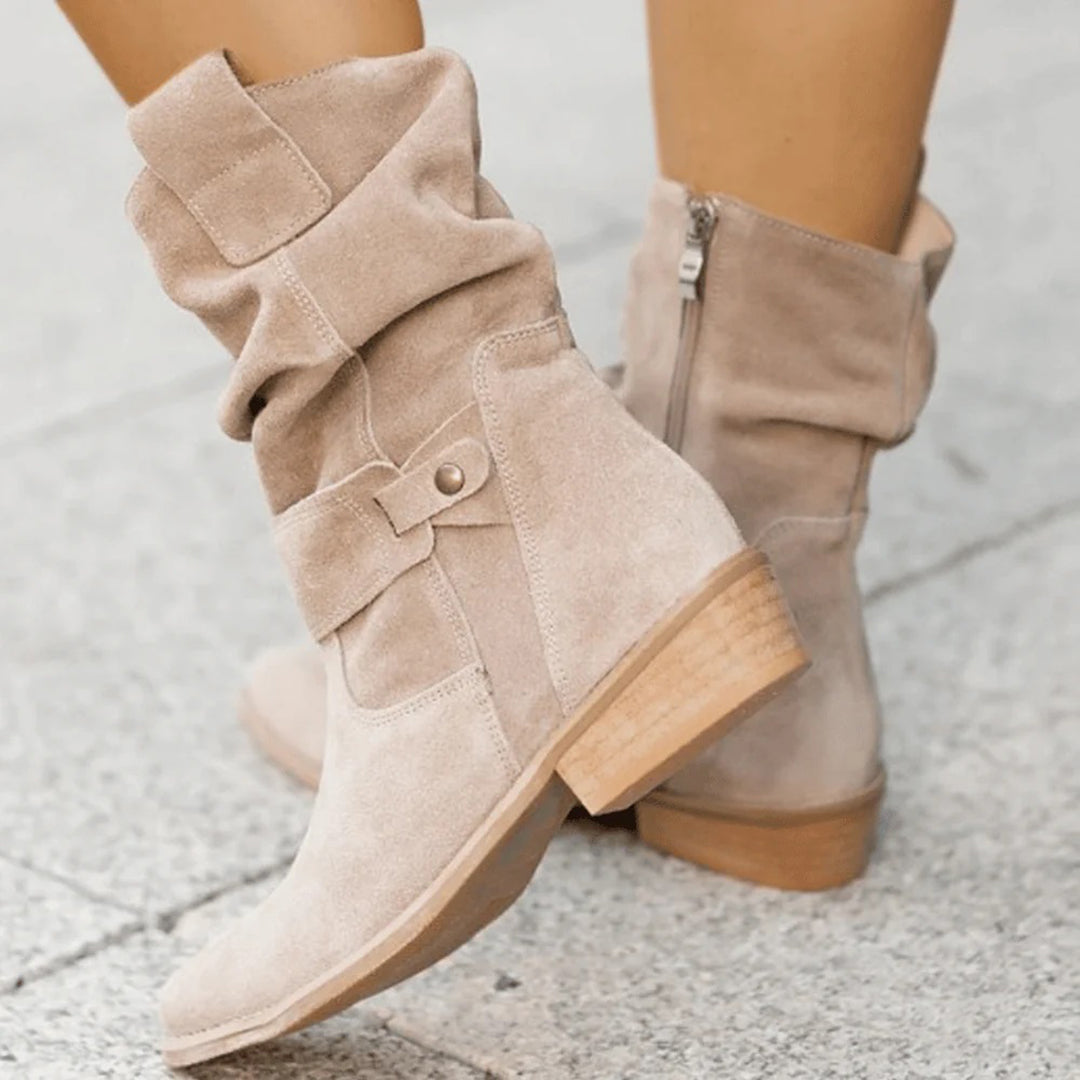 Isolde Winter Boots | Women’s Suede Ankle Boots