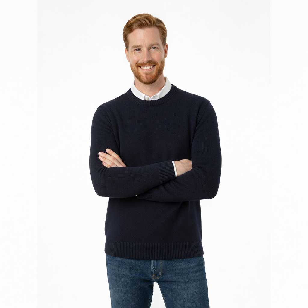 Nathan Sweater | Men's Winter Cashmere Loose Sweater |