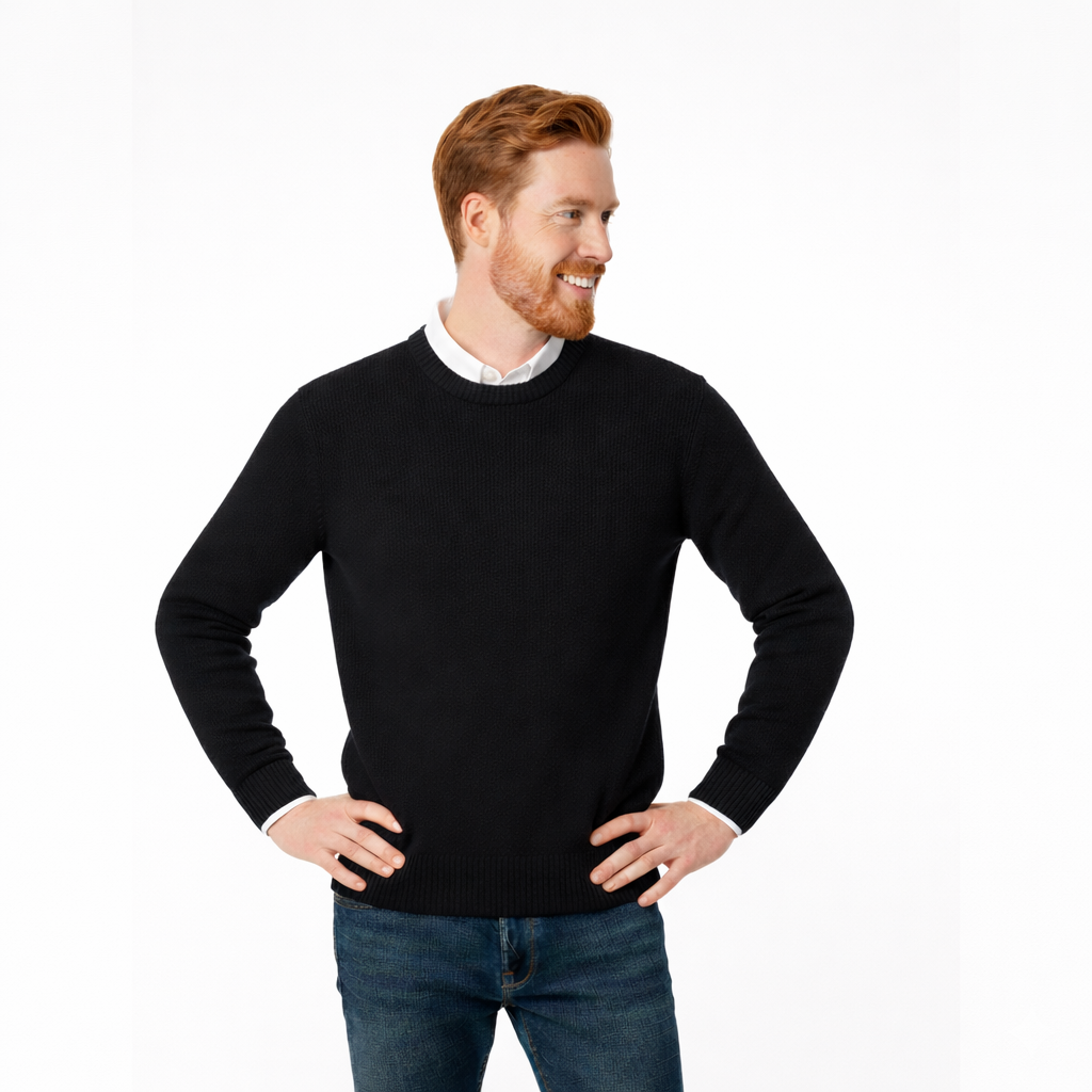 Nathan Sweater | Men's Winter Cashmere Loose Sweater |