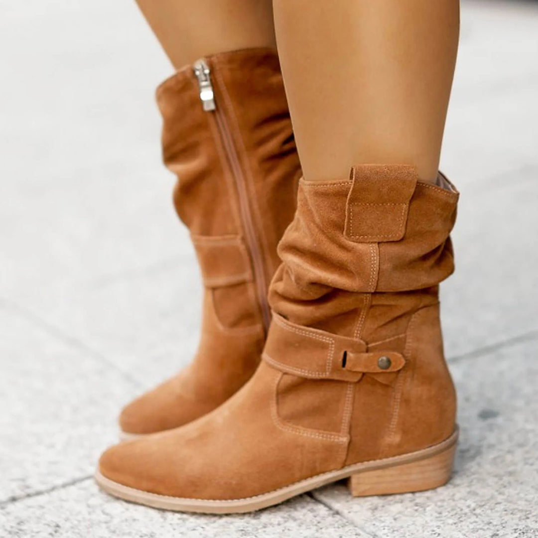 Isolde Winter Boots | Women’s Suede Ankle Boots