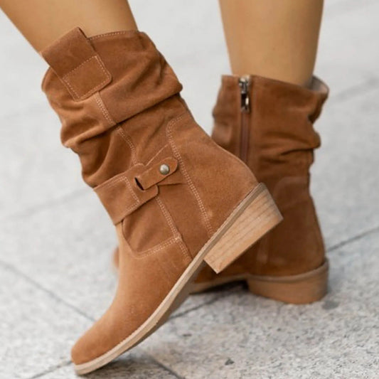Isolde Winter Boots | Women’s Suede Ankle Boots
