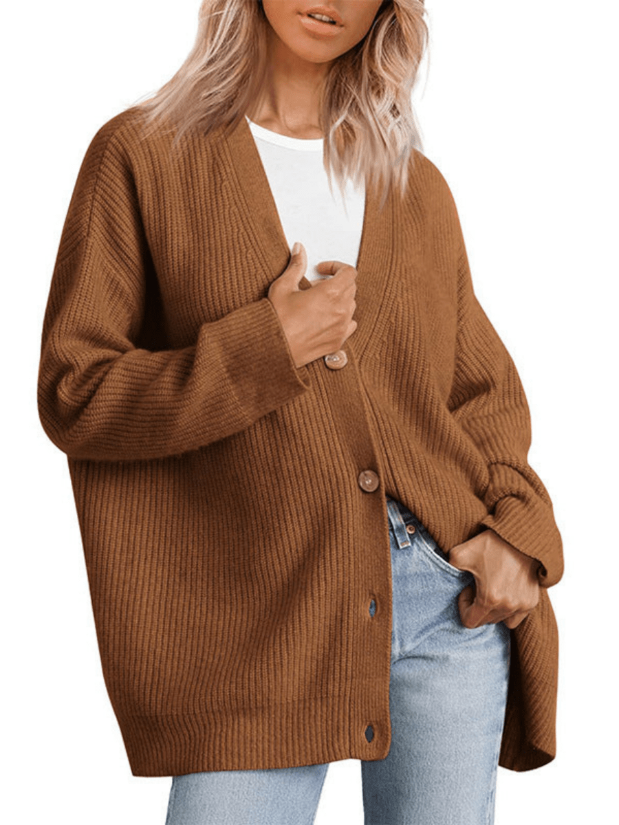 Yanni Cardigan | Women’s Autumn Button-Up Knitted Cardigan