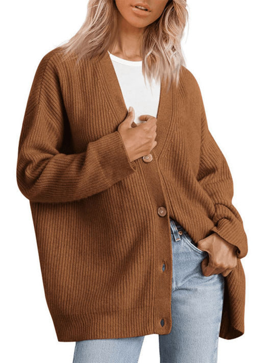 Yanni Cardigan | Women’s Autumn Button-Up Knitted Cardigan