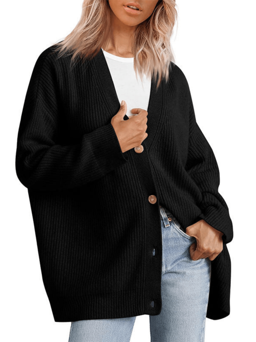 Yanni Cardigan | Women’s Autumn Button-Up Knitted Cardigan