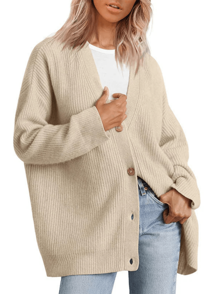 Yanni Cardigan | Women’s Autumn Button-Up Knitted Cardigan