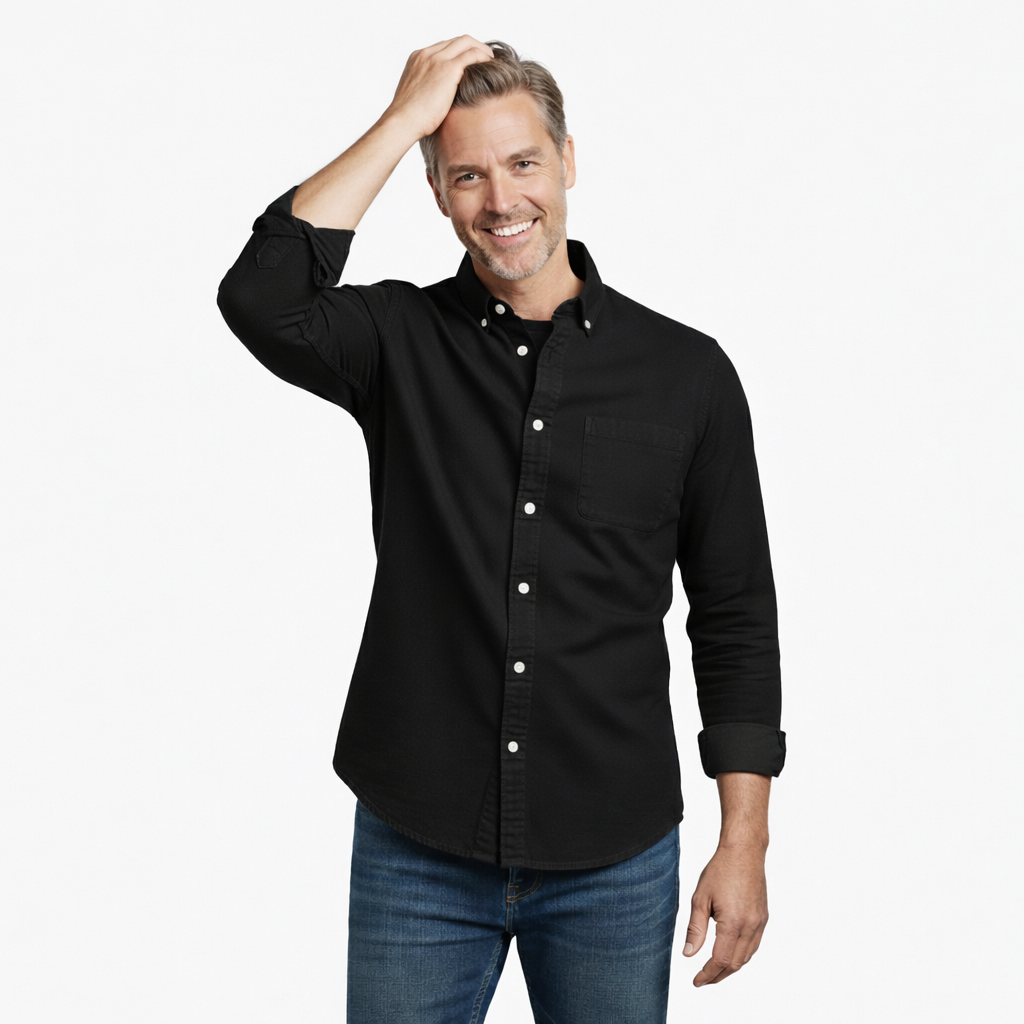 Frederick Casual Winter Shirt for Men | Duke Long-Sleeve Button-Up |