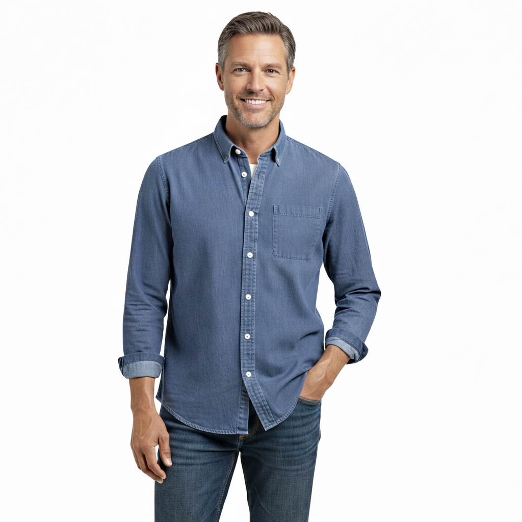 Frederick Casual Winter Shirt for Men | Duke Long-Sleeve Button-Up |