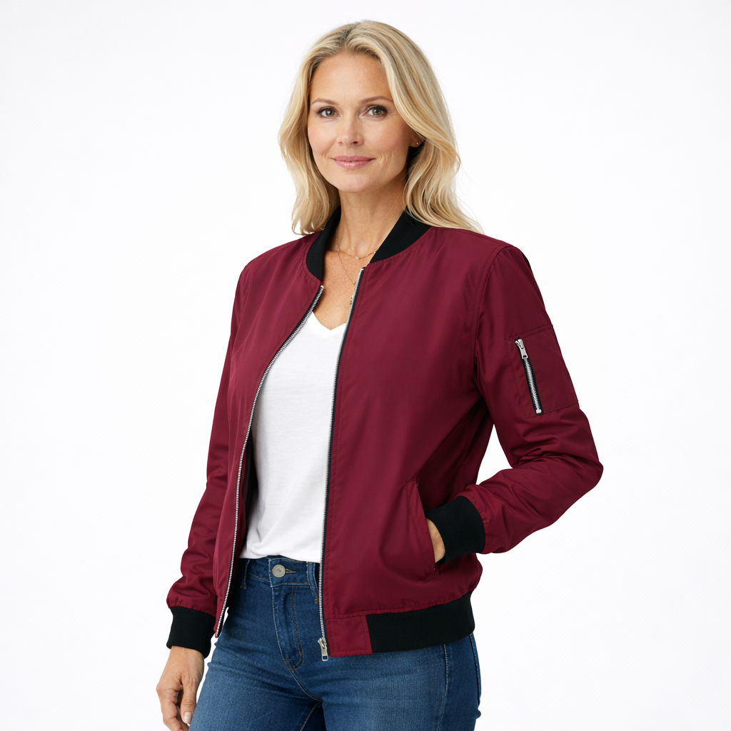 Rheanna Jacket | Women’s Winter Classic Bomber Jacket |