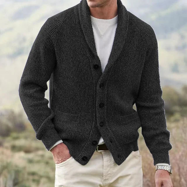 Hendrick Cardigan | Casual Knit Button-Up Sweater for Men