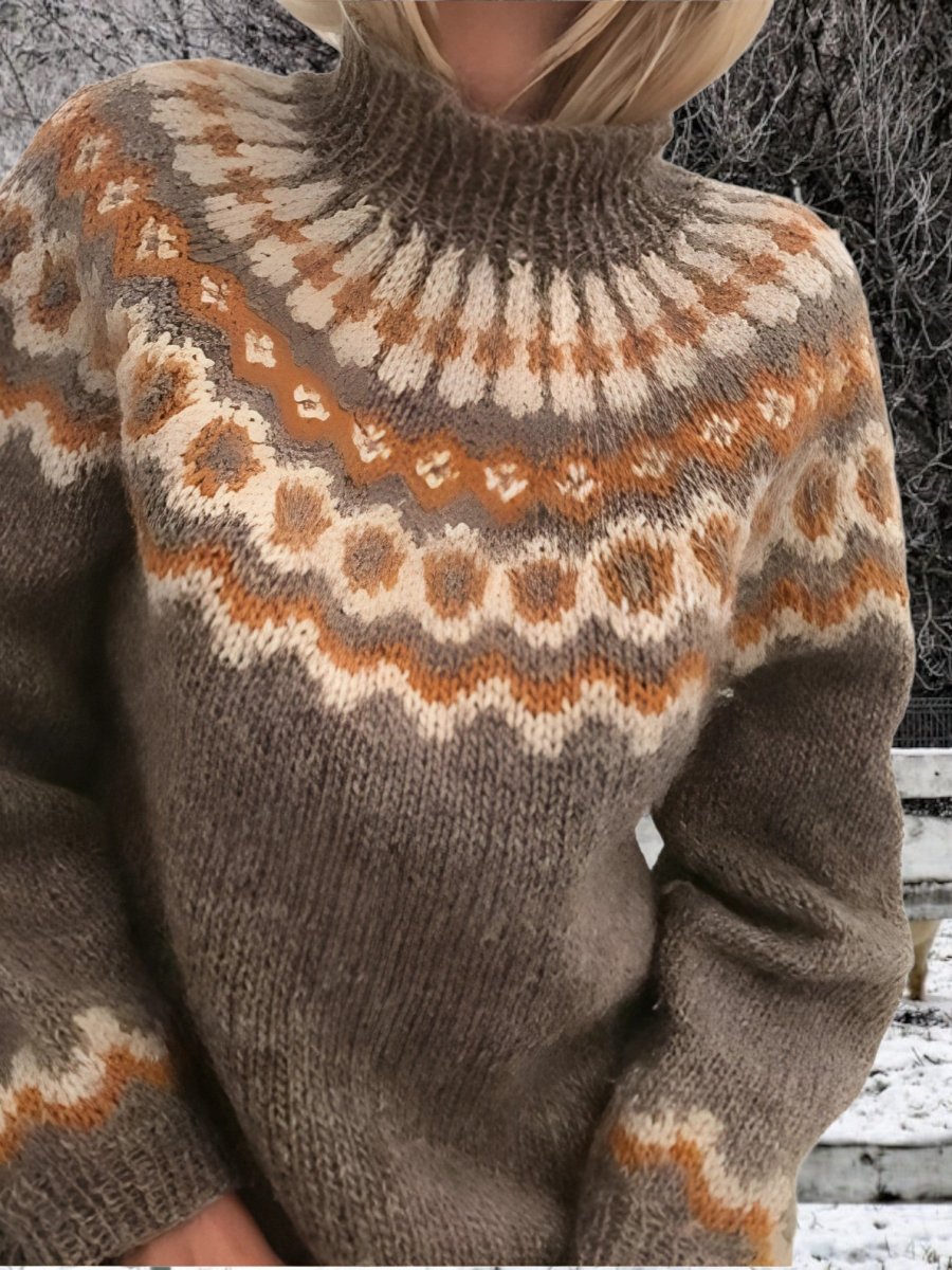 Yareni Jumper | Women’s Autumn Nordic Pattern Knitted Jumper