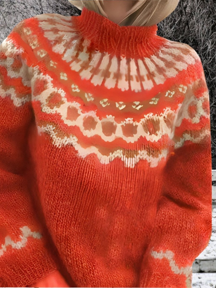 Yareni Jumper | Women’s Autumn Nordic Pattern Knitted Jumper