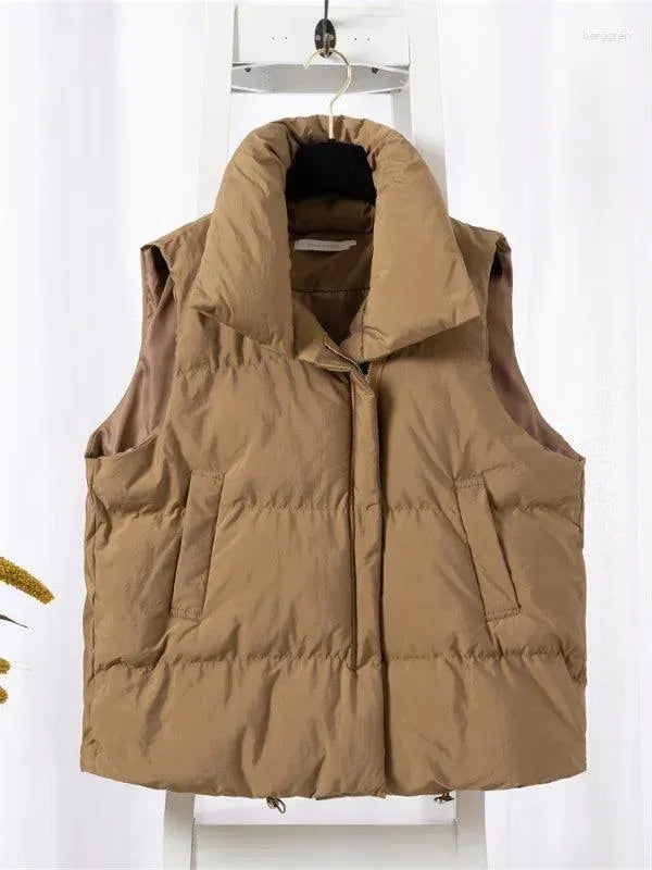 Xiva Vest | Women’s Autumn Puffer Sleeveless Jacket