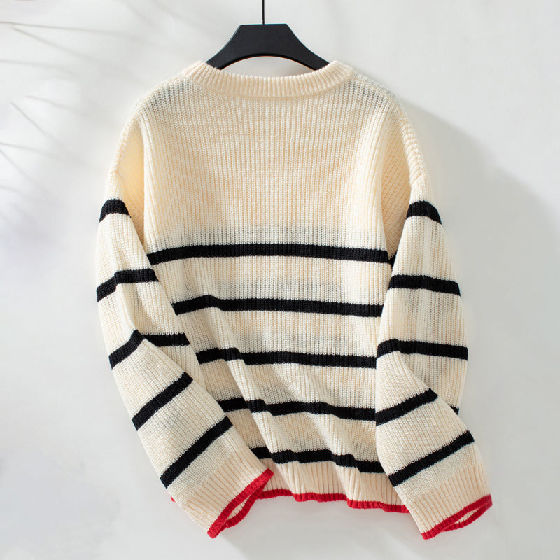 Yenna Jumper | Women's Autumn Striped Knitted Jumper