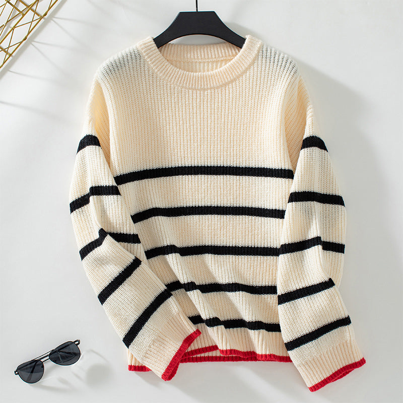 Yenna Jumper | Women's Autumn Striped Knitted Jumper