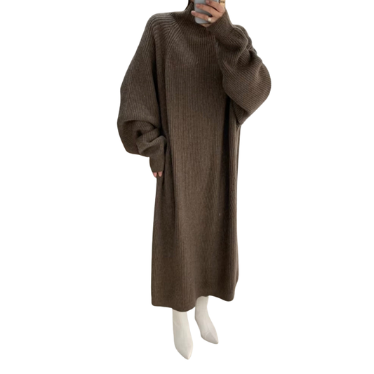 Toni Dress | Autumn Oversized Knitted Maxi Dress