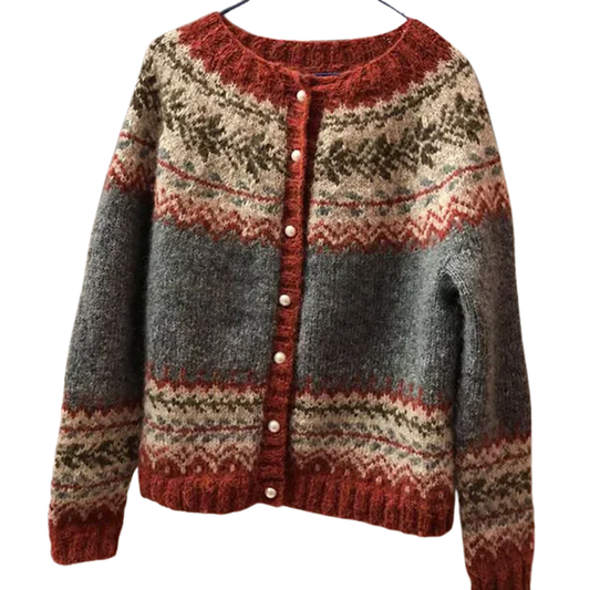 Elicia Cardigan | Vintage Knit Button-Up Cardigan