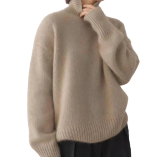 Natasha Sweater | Cashmere Turtleneck Sweater