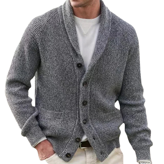 Hendrick Cardigan | Casual Knit Button-Up Sweater for Men