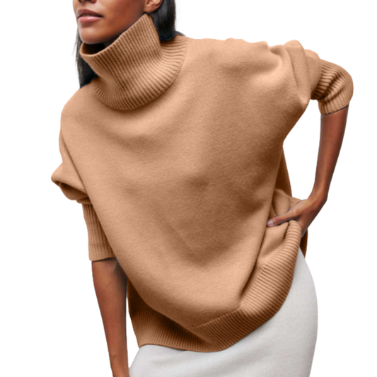 Emilia Sweater | Warm Long-Sleeved Turtleneck Jumper