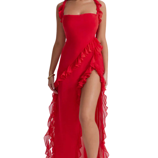 Karlee Dress | Women's Elegant Maxi Dress with Slit