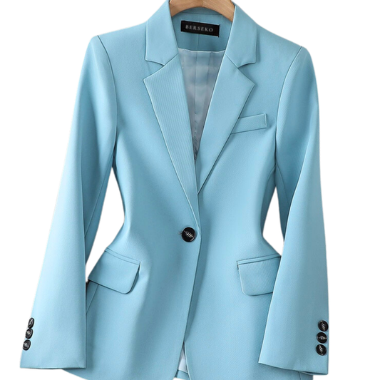 Mavie Blazer | Women's Tailored Single-Breasted Jacket for Office & Formal Wear