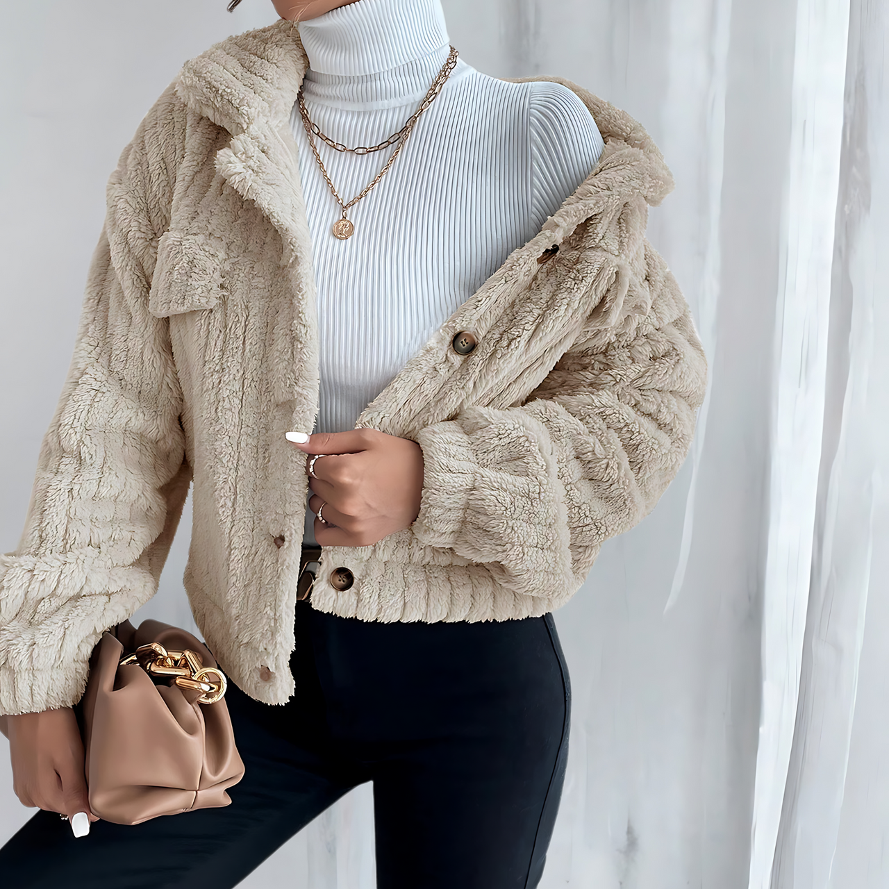 Tammy Jacket | Winter Soft Faux Fur Jacket