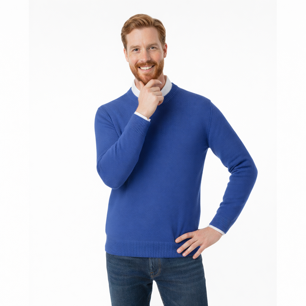 Nathan Sweater | Men's Winter Cashmere Loose Sweater |