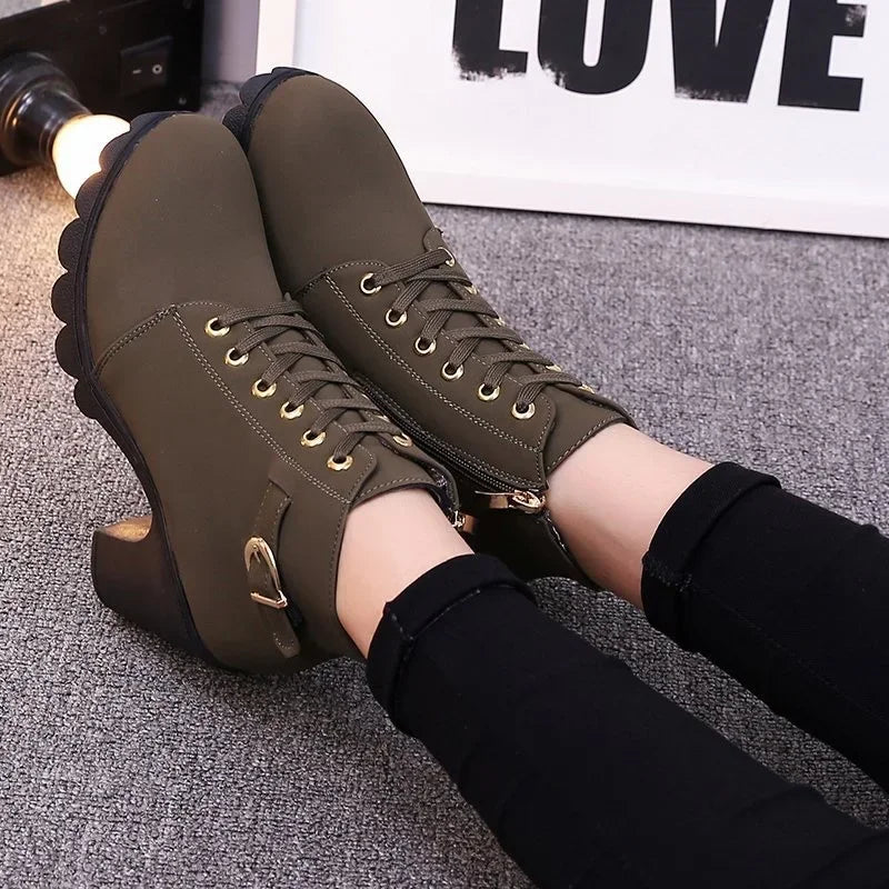 Issy Winter Boots | Women’s Heeled Ankle Boots