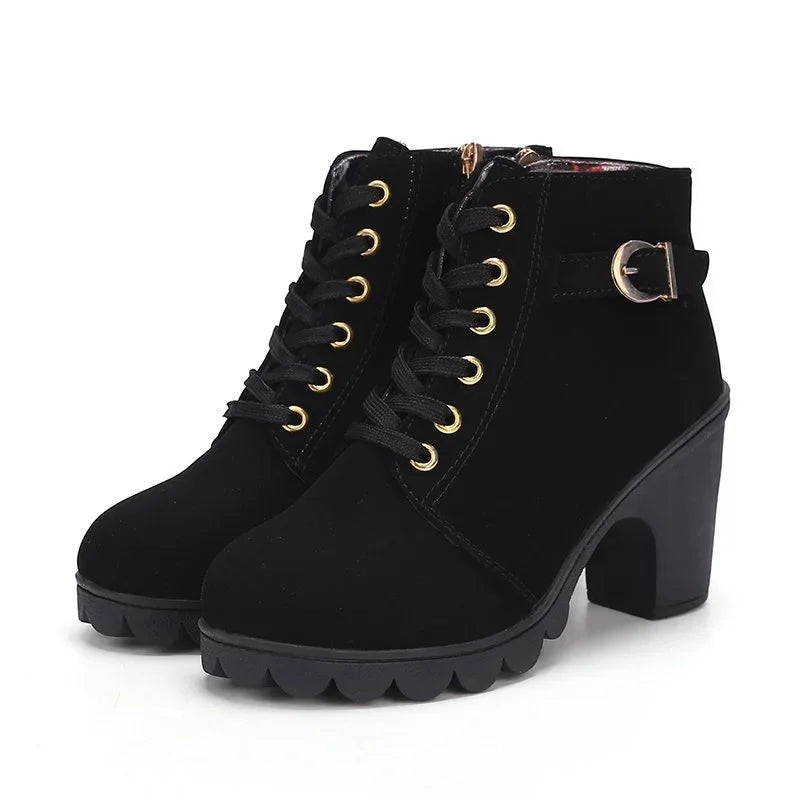 Issy Winter Boots | Women’s Heeled Ankle Boots