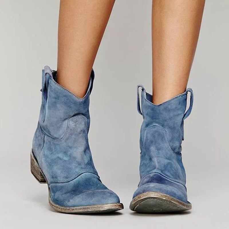 Imanah Boots | Women’s Winter Ankle Boots with Heel