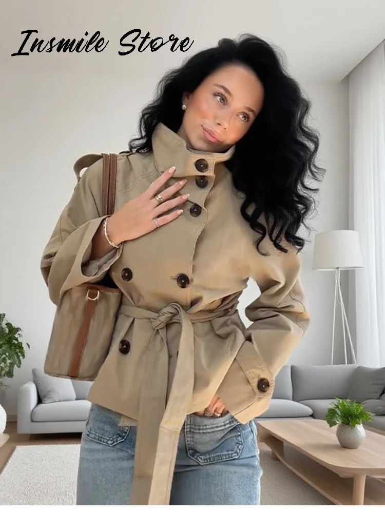 Genna Jacket | Women’s Winter Short Double-Breasted Jacket