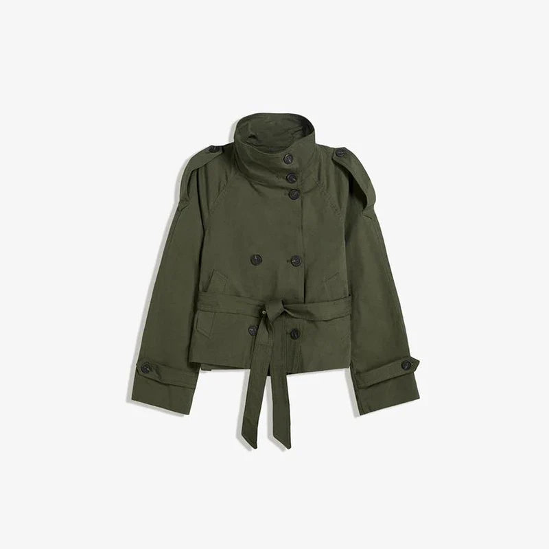 Genna Jacket | Women’s Winter Short Double-Breasted Jacket