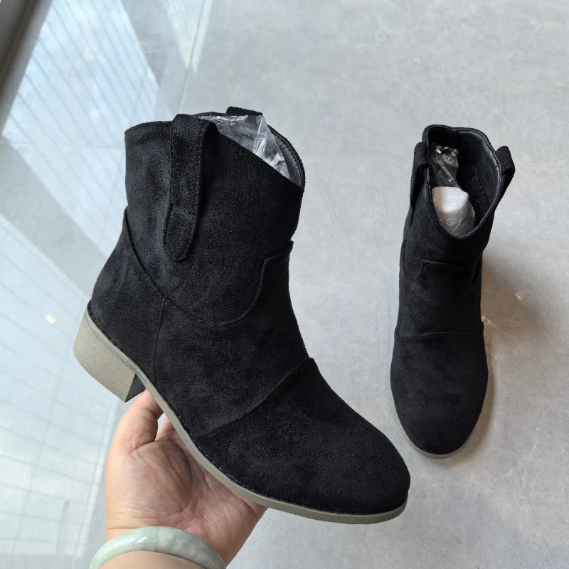 Imanah Boots | Women’s Winter Ankle Boots with Heel