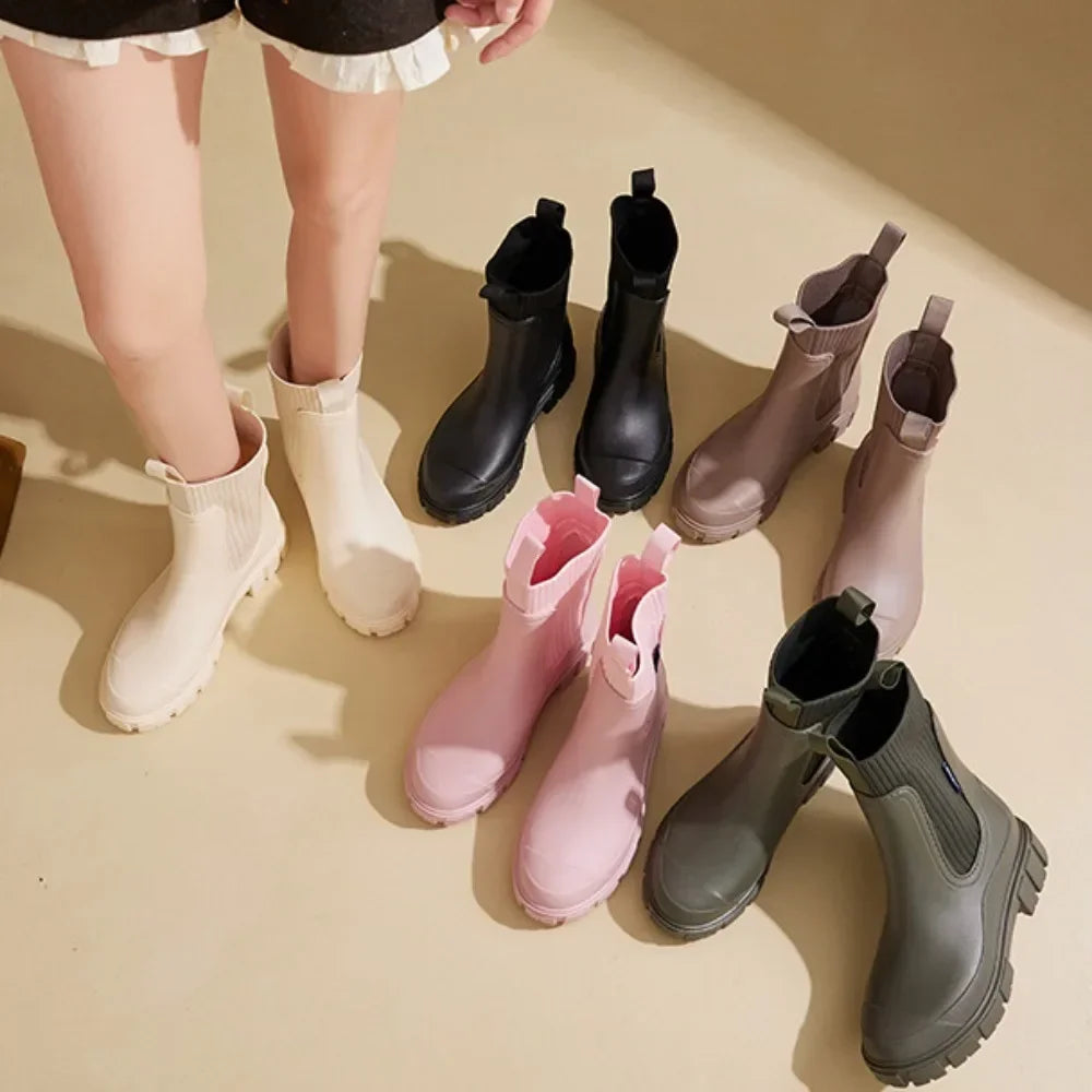 Ivory Winter Boots | Women’s Chelsea Boots