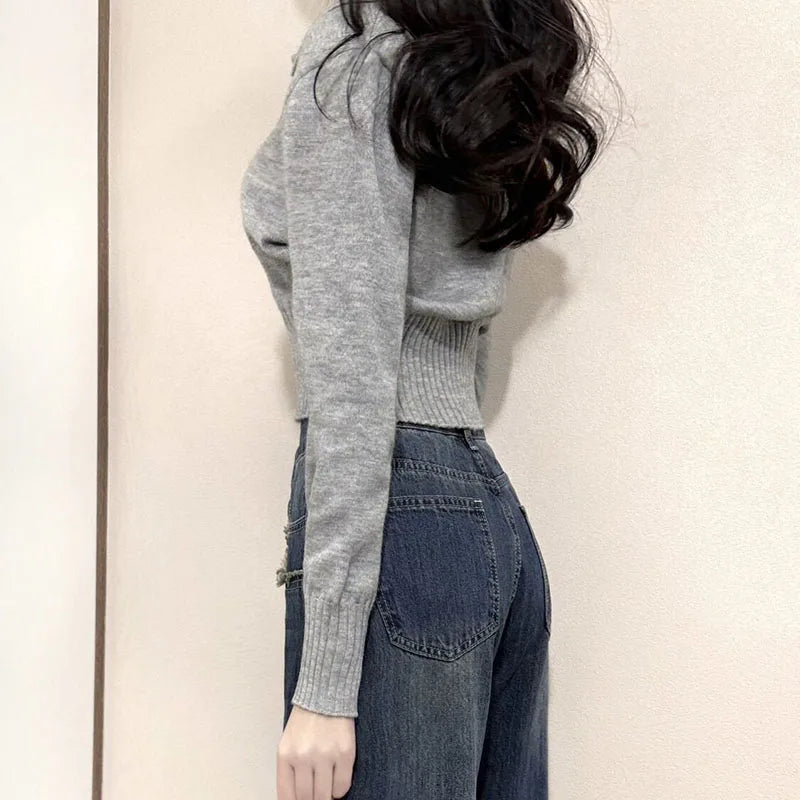 Xandria Jumper | Women’s Autumn V-Neck Knitted Jumper