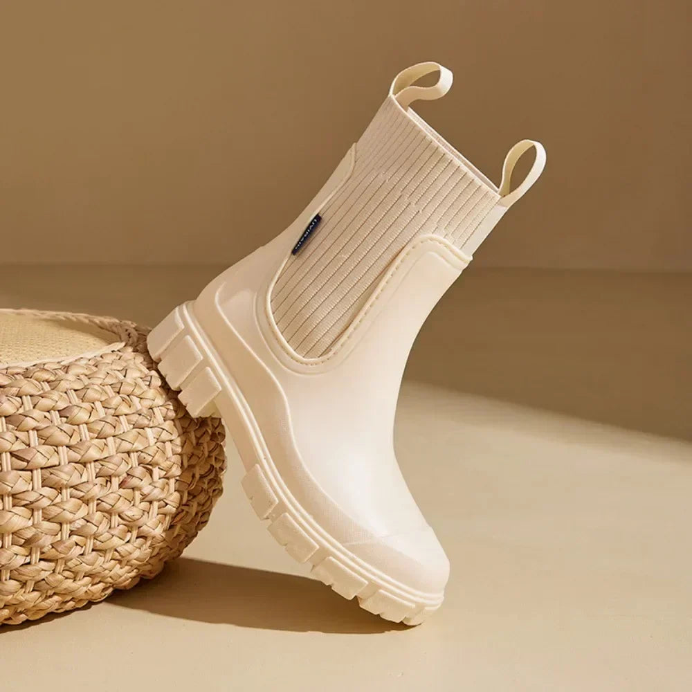 Ivory Winter Boots | Women’s Chelsea Boots
