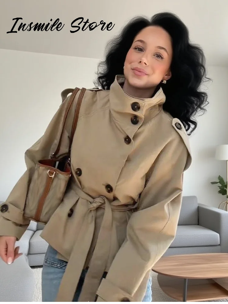 Genna Jacket | Women’s Winter Short Double-Breasted Jacket
