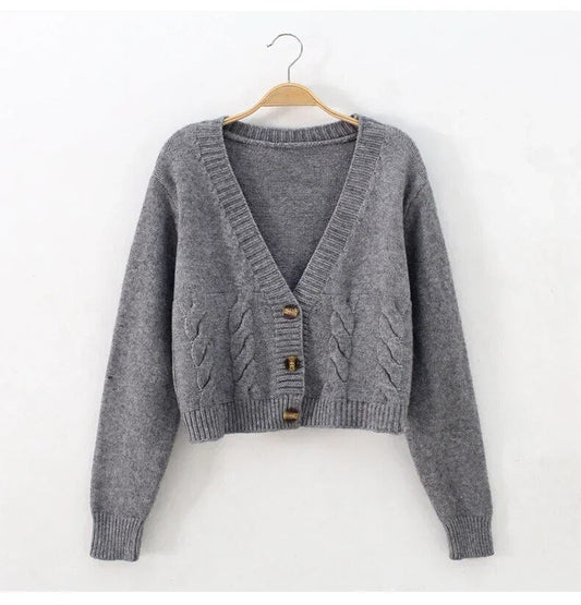Winslet Cardigan | Women’s Winter Cropped Knitted Cardigan