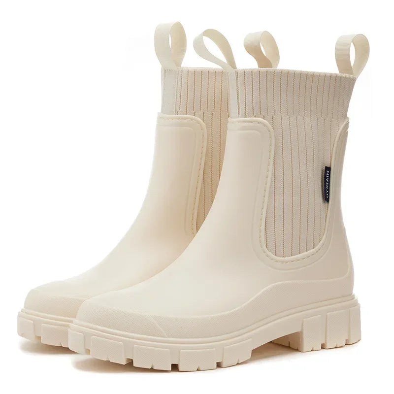 Ivory Winter Boots | Women’s Chelsea Boots