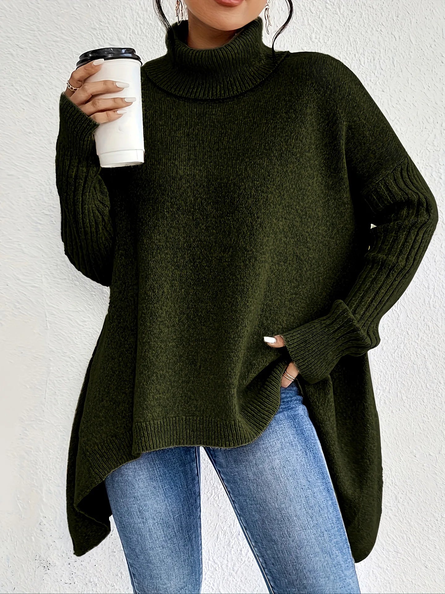 Hensley Jumper | Women’s Winter Oversized Turtleneck Jumper