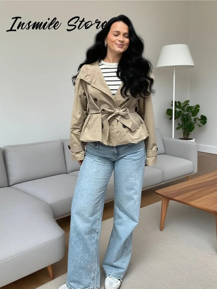 Genna Jacket | Women’s Winter Short Double-Breasted Jacket
