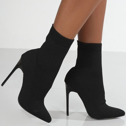 Onora Boots | Women's Cute High-Heeled Ankle Boots