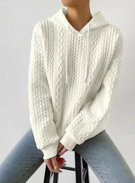 Wildrose Jumper | Women’s Winter Knitted Hoodie Jumper