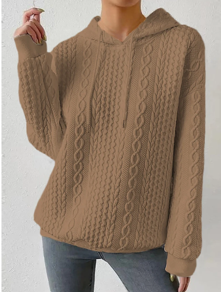 Wildrose Jumper | Women’s Winter Knitted Hoodie Jumper