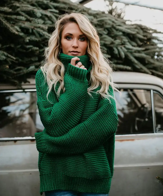 Wiyana Jumper | Women’s Autumn Turtleneck Knitted Jumper