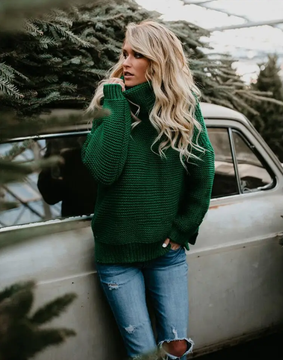 Wiyana Jumper | Women’s Autumn Turtleneck Knitted Jumper