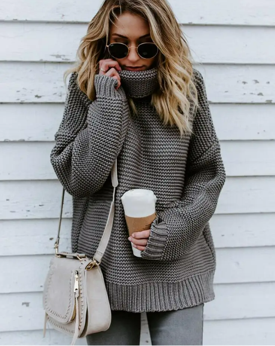 Wiyana Jumper | Women’s Autumn Turtleneck Knitted Jumper