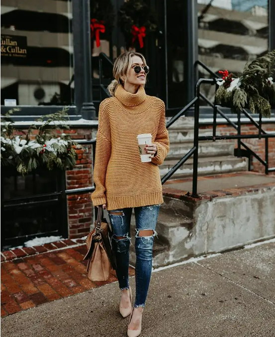 Wiyana Jumper | Women’s Autumn Turtleneck Knitted Jumper