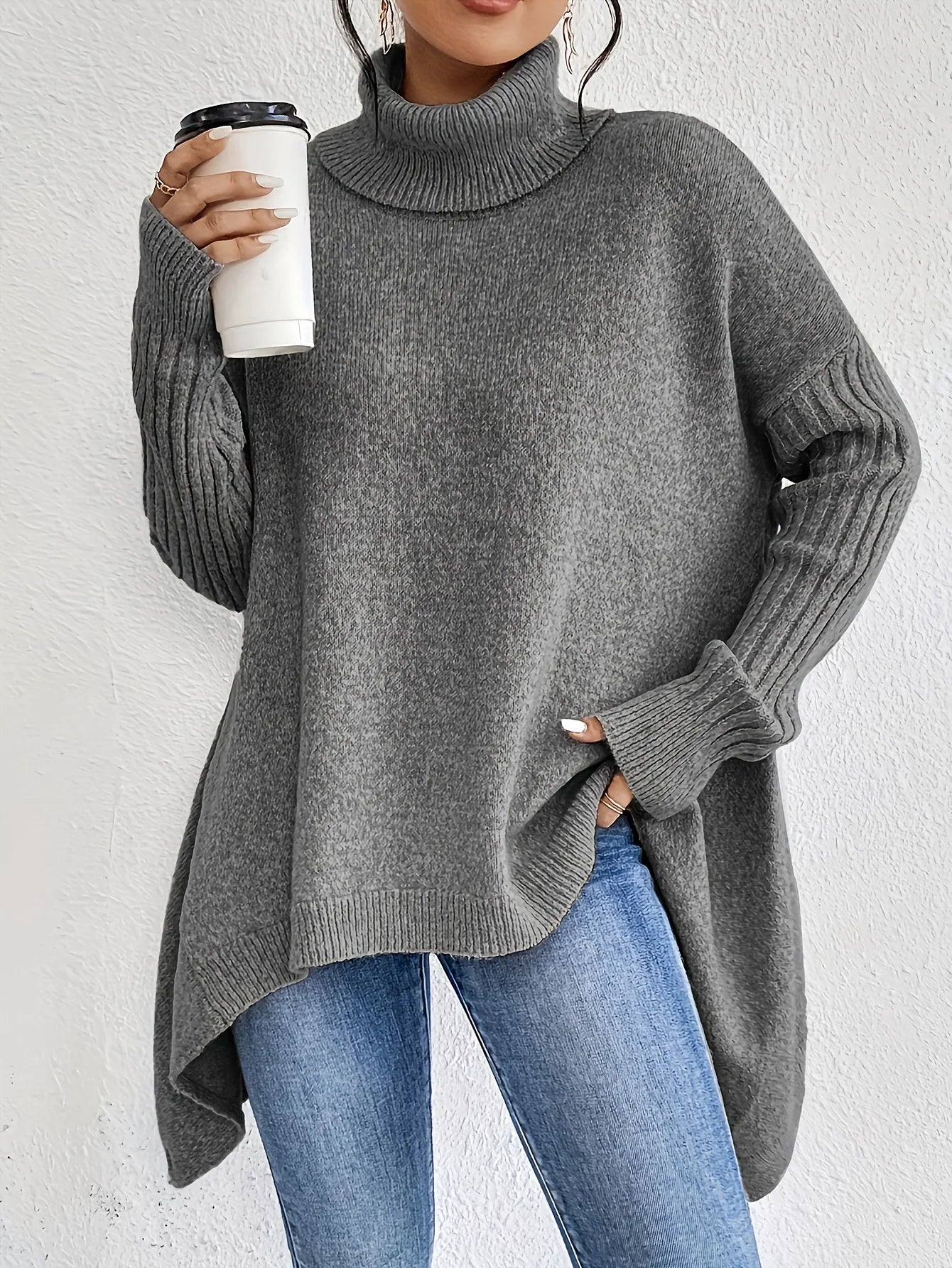 Hensley Jumper | Women’s Winter Oversized Turtleneck Jumper